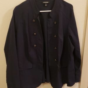 Navy blue dress jacket